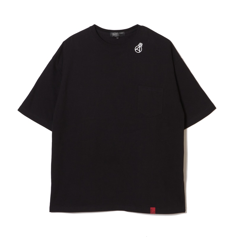 ビッグシルエットポケットTシャツ｜『666』パンクロック