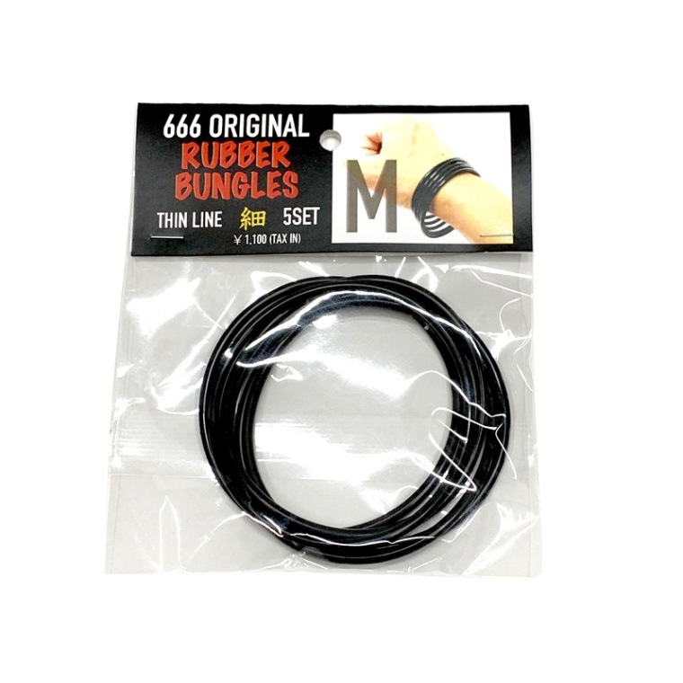 ラバーバングルス細(太さ3?)｜『666』パンクロックファッションの通販