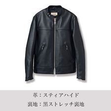 LJM-21TF タイトフィット マンダリンカラー シングル ライダース