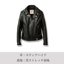 666 ライダースジャケット LJW-1 LJW-1 レディース サイドベルト ライダースジャケット｜『666』パン