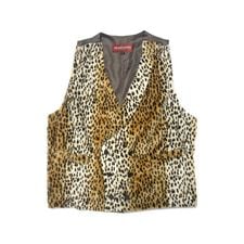 【美品】ドルチェアンドガッバーナ☆ビジューボタン　シワ加工　豹柄　ライダース 美品】ドルチェアンドガッバーナ☆ビジューボタンシワ加工豹柄