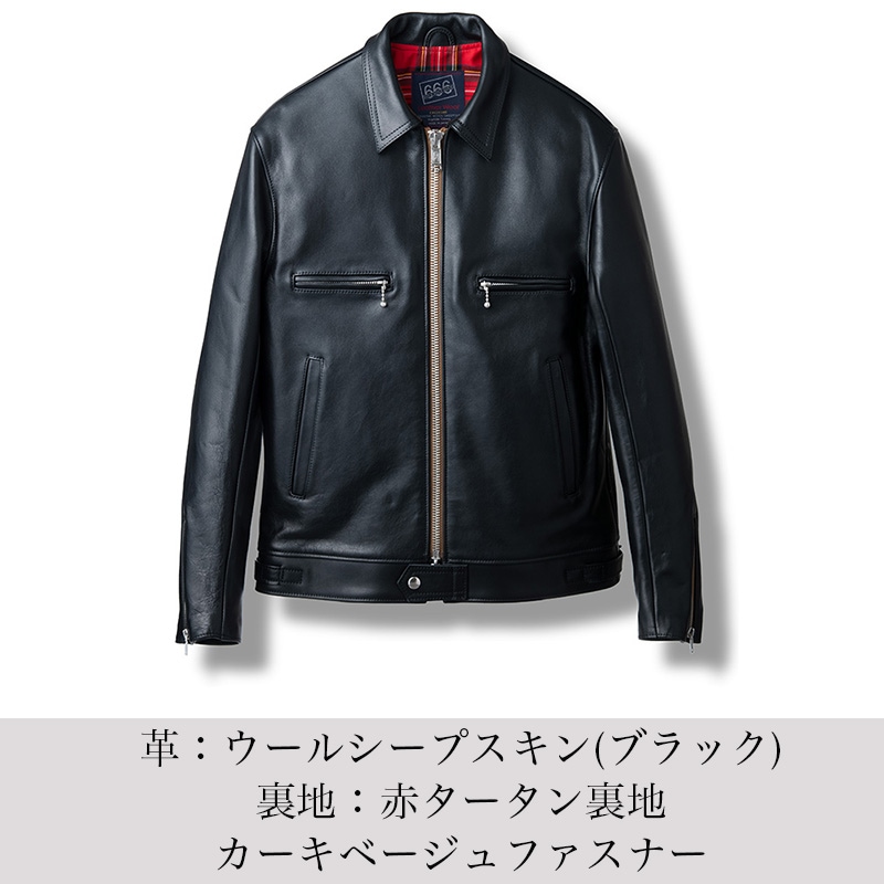 RICHA レーシングジャケット シングルライダース BLK 大きいサイズ 000000009415_eXFnYvb.jpg