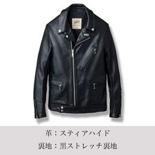 LJM-8 フロントフラップ ライダースジャケット｜『666』パンクロック