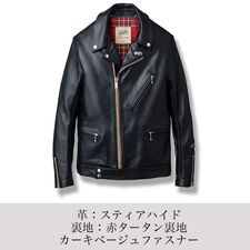 ダークグレー ライダースジャケット 本革 ダブルライダースジャケット メンズ グレー ラムレザー