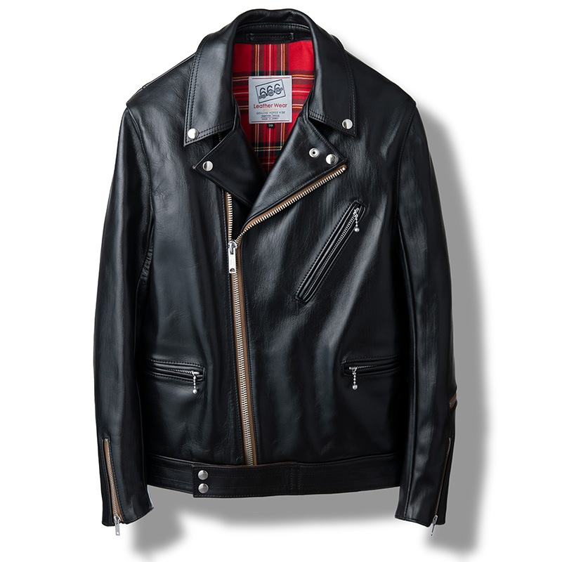 LJM-8 フロントフラップ ライダースジャケット｜『666』パンクロック