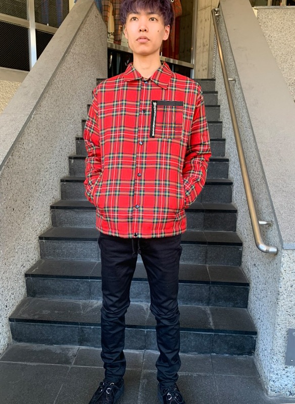 タータンチェックコーチジャケット｜『666』パンクロックファッション