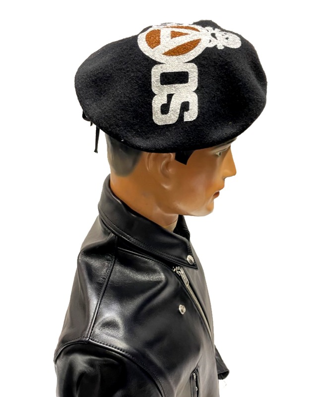 ベレー帽 CHAOS+SKULL(セディショナリーズ)｜『666』パンクロック