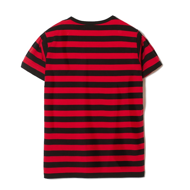 ボーダー（2.5cm幅）Tシャツ半袖｜『666』パンクロックファッションの通販