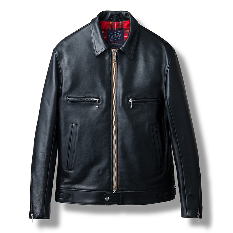 LJM-17TF タイトフィット シングル ライダースジャケット｜『666』パン