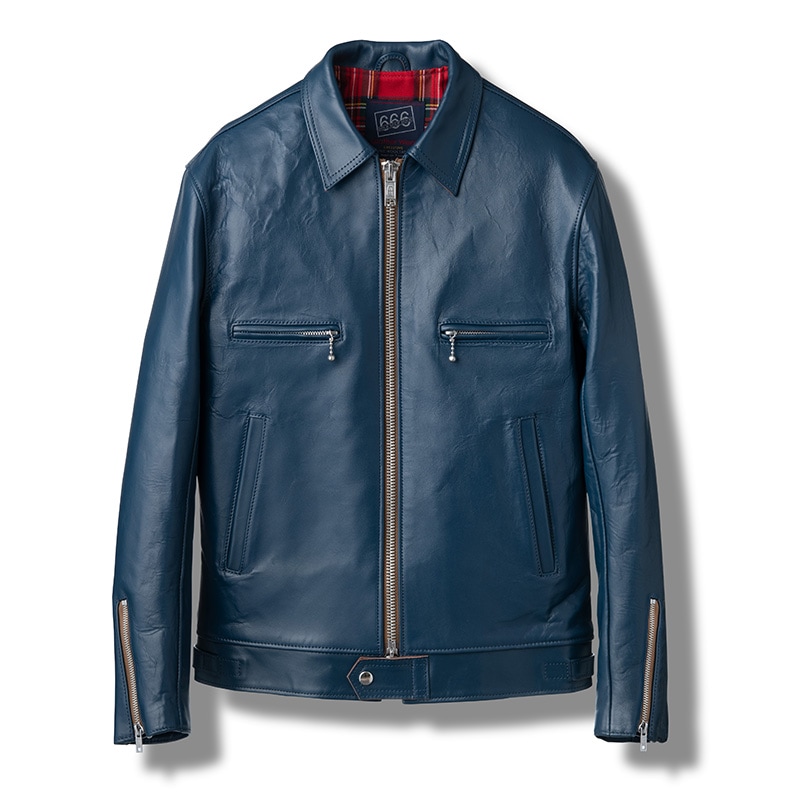 666 LJM-17TF タイトフィットシングルライダースジャケット ○666