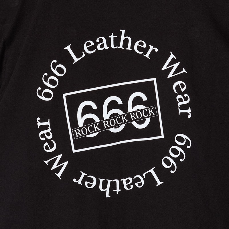 666LEATHER WEAR T�����-CIRCLE LOGO-