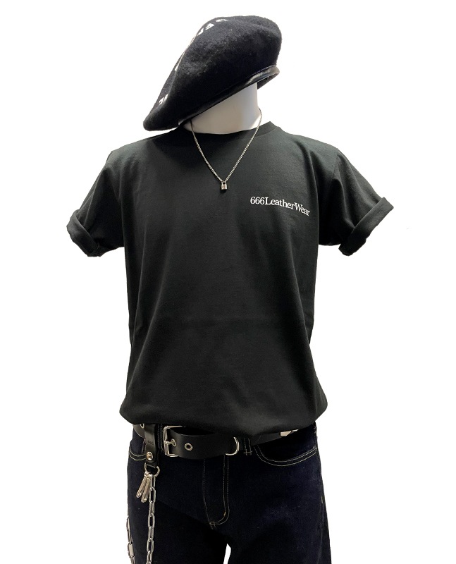 666LEATHER WEAR T�����-CIRCLE LOGO-