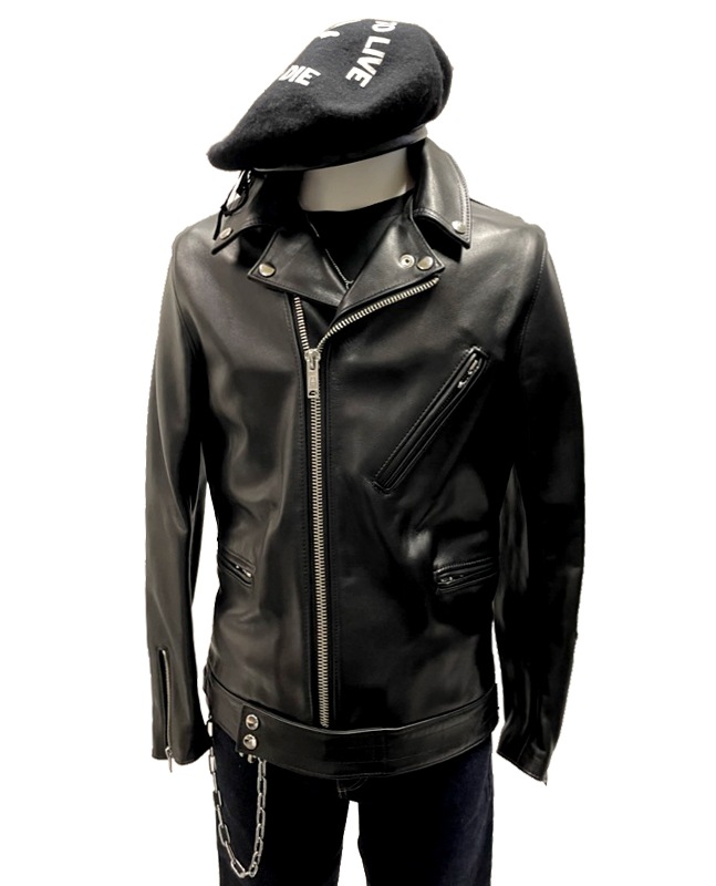 LJM-8TF タイトフィットフロントフラップ ライダースジャケット｜『666