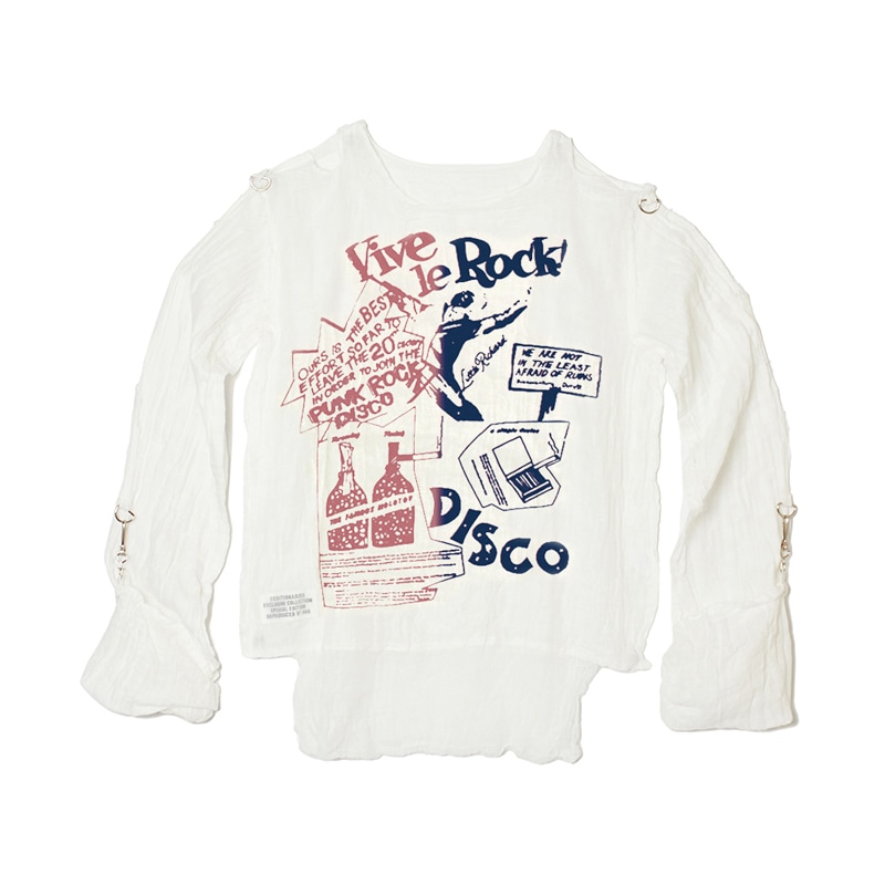 666 ムスリントップ VIVE LE ROCK(セディショナリーズ)｜パンクTシャツ