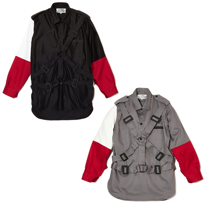 ブラックマーケット製　パラシュートシャツ　666 パンク ジムズイン　好きに パラシュートシャツ(セディショナリーズ)｜『666』パンクロック