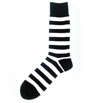 ソバ（5点） ソックス(ボーダー)｜『666』パンクロックファッションの通販