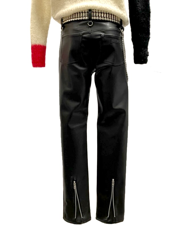 マックス・フォーレザー・レギュラーフィットZIPジーンズ｜『666』パン