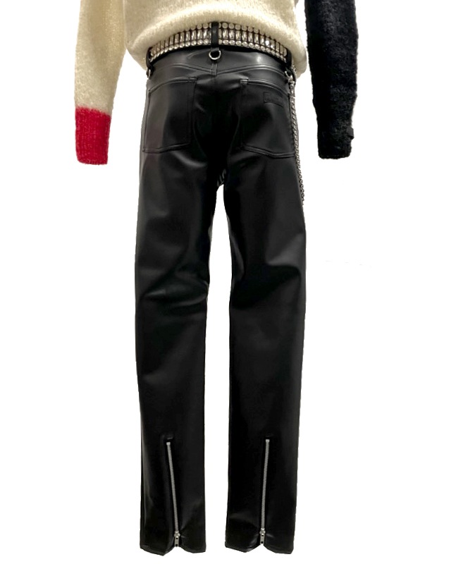 666 MAX FAUX レザー ロンドンスリムジップジーンズ　パンツ 楽天市場】666トリプルシックス◇666 MAX FAUX レザー ロンドンスリム