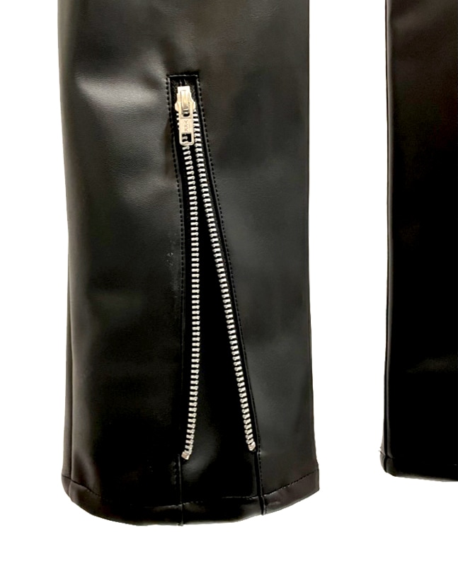 マックス・フォーレザー・レギュラーフィットZIPジーンズ｜『666』パン