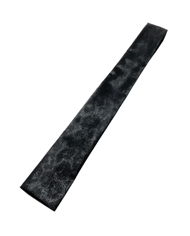 ブラックレパードFAUX LEATHER（ネクタイ）｜『666』パンクロック