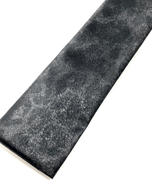 ブラックレパードFAUX LEATHER（ネクタイ）｜『666』パンクロック