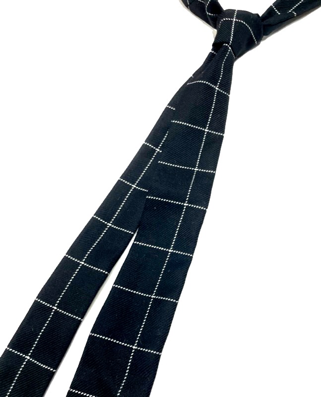 ブラックスパイダーチェック（ネクタイ）｜『666』パンクロック