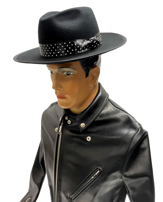 ロング ブリム フェルトハット｜『666』パンクロックファッションの通販