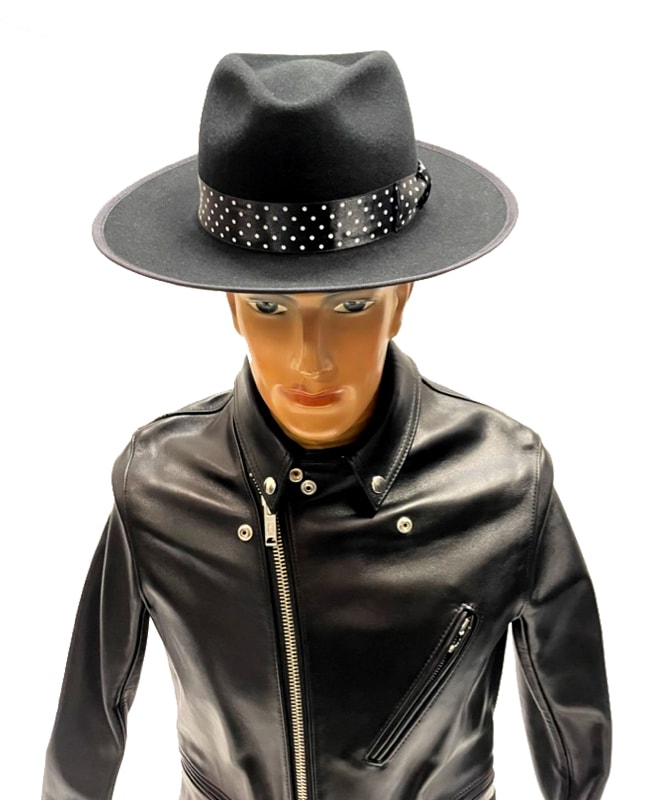 ロング ブリム フェルトハット｜『666』パンクロックファッションの通販