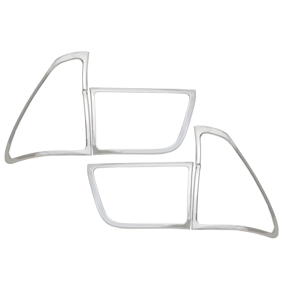 ri-bw651-02(650-02) テールライト用 BMW X5 E53 (後期 2003.10-2007.05 H15.10-H19.05) クロームメッキ ランプ トリム ガーニッシュ メッキ
