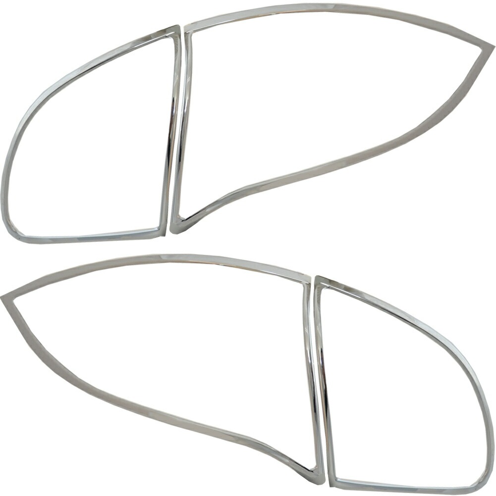 ri-ps132-02 テールライト用 Cayenne カイエン (958型前期 92A 2011-2014 H23-H26) Porsche ポルシェ クロームメッキランプトリム ガーニッシュ カバ