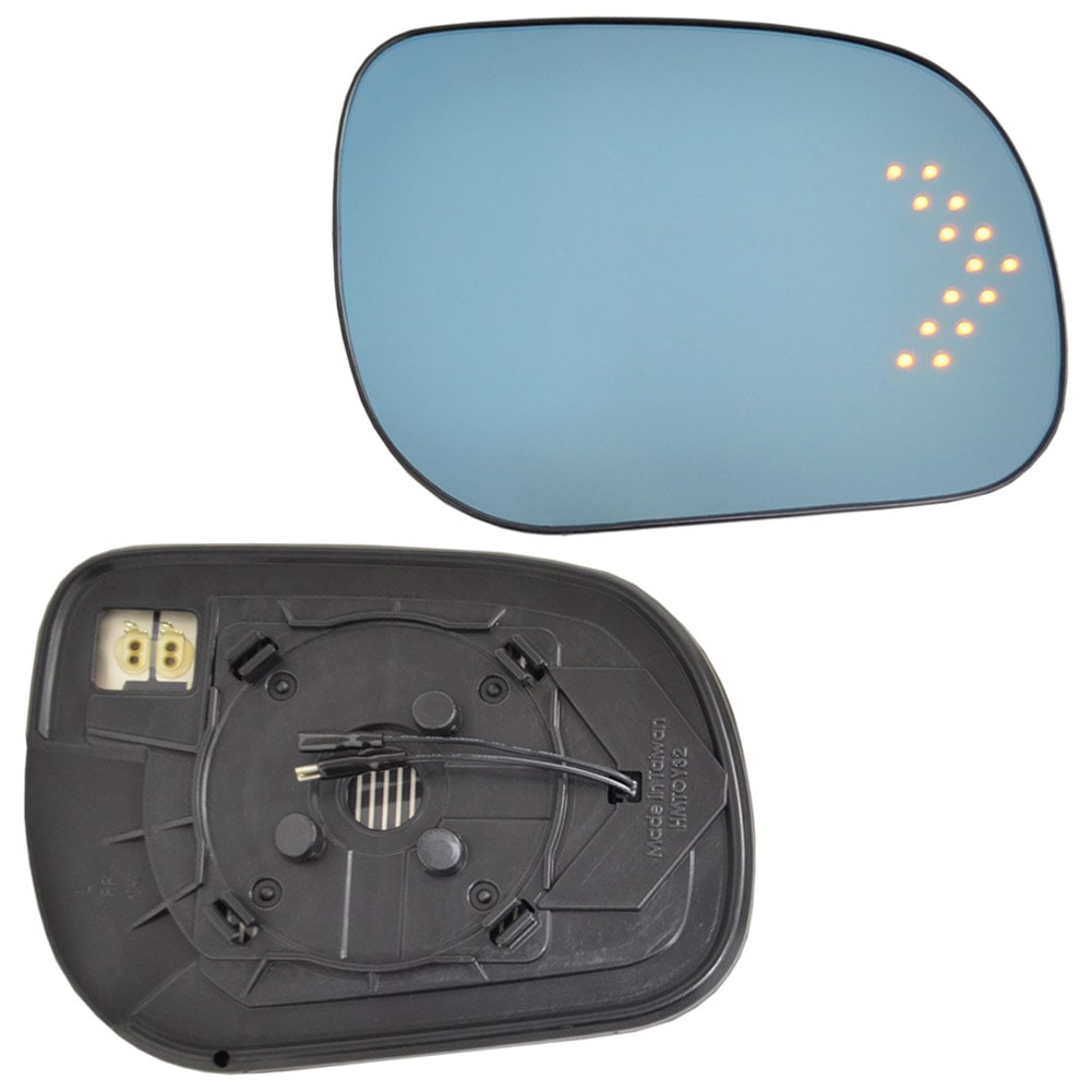 lm-to32c PASSO Sette パッソセッテ (500系 H20.12-H24.03 2008.12-2012.03) LEDウインカードアミラーレンズ ブルー ドアミラーガラス ( TOY