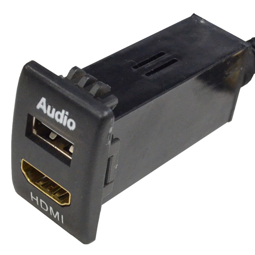 送料無料usb-ma-e (高さ約35mm) MAZDA マツダ車系 USB入力ポート & HDMI入力ポート カーUSBポート(増設 USB HDMI カバー スイッチパネル スイッチホールカバー 