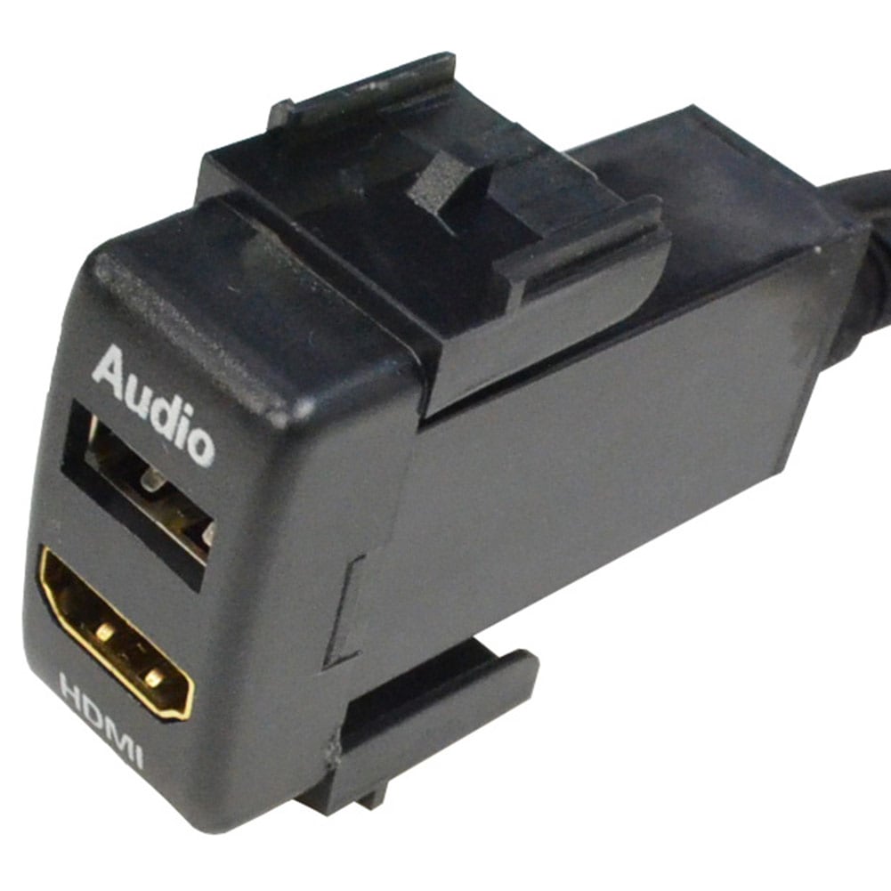usb-ni-e (高さ約36mm) 日産 NISSAN ニッサン車系 USB入力ポート & HDMI入力ポート カーUSBポート (増設 スイッチパネル スイッチホールカバー USB HDMI カバ