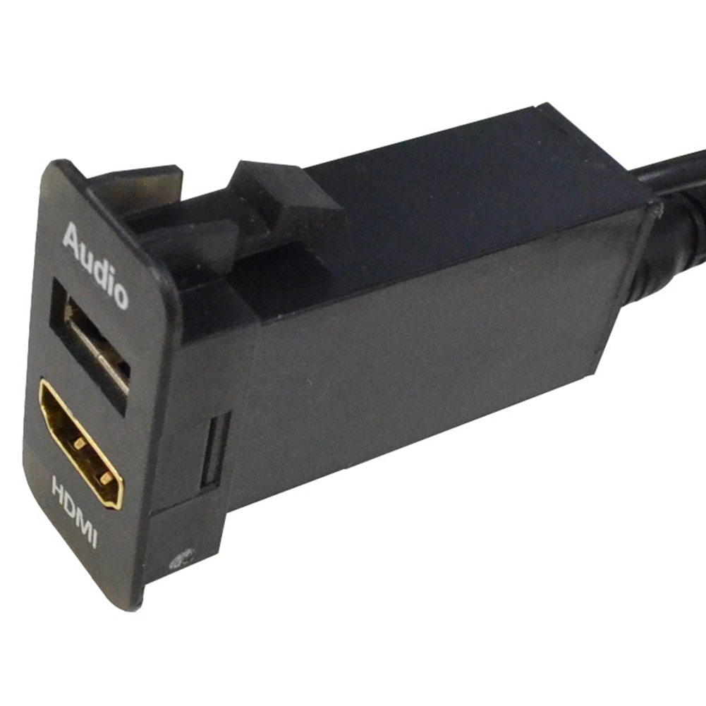 usb-sz-e (高さ約40mm) SUZUKI スズキ車系 USB入力ポート & HDMI入力ポート カーUSBポート (増設 スイッチパネル スイッチホールカバー USB HDMI カバー パネ