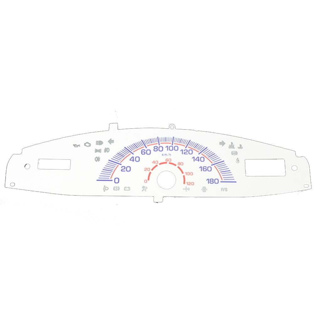 el-to09wh ホワイトパネル Vitz ヴィッツ (90系 H17.02-H22.12 2005.02-2010.12) TOYOTA トヨタ ELスピードメーターパネル レーシングダッシュ製 