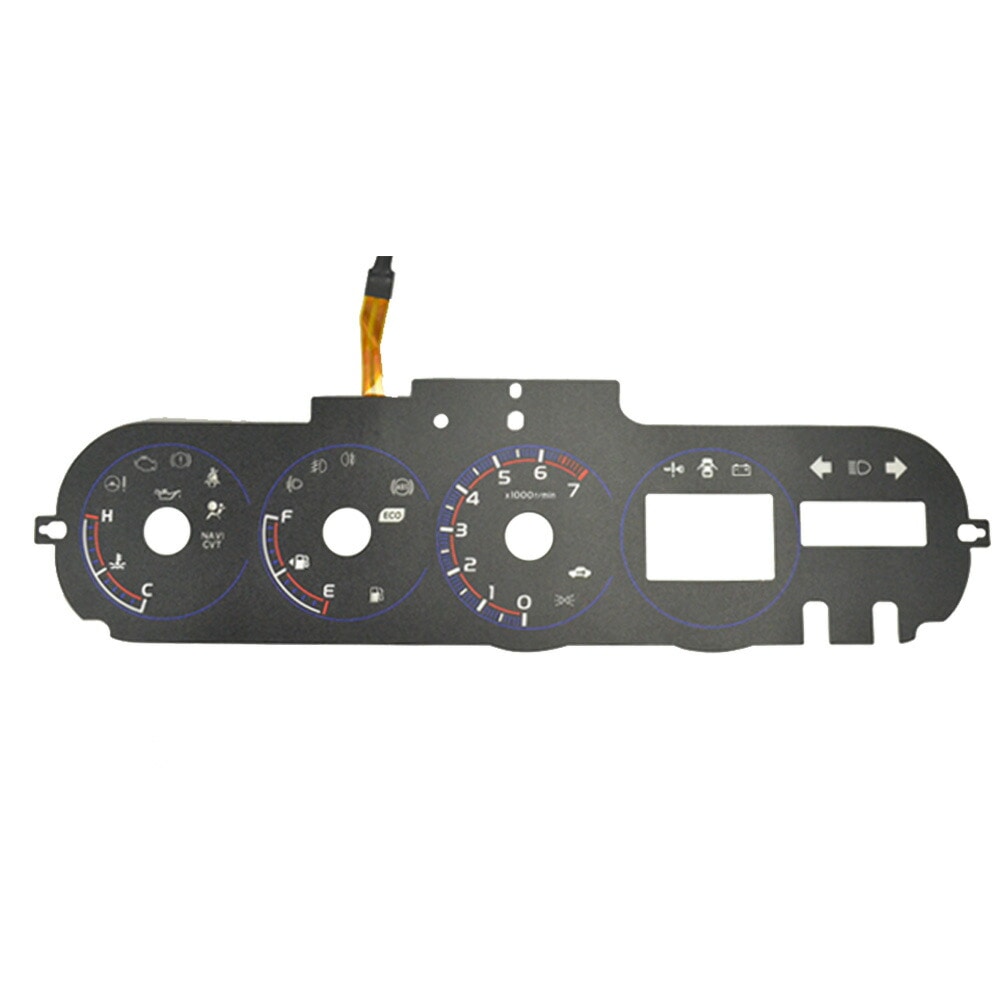 el-to10bk ブラックパネル CorollaRumion カローラルミオン (150系 2007-2015.11 H19-H27.11) TOYOTA トヨタ ELスピードメーターパネル レーシ