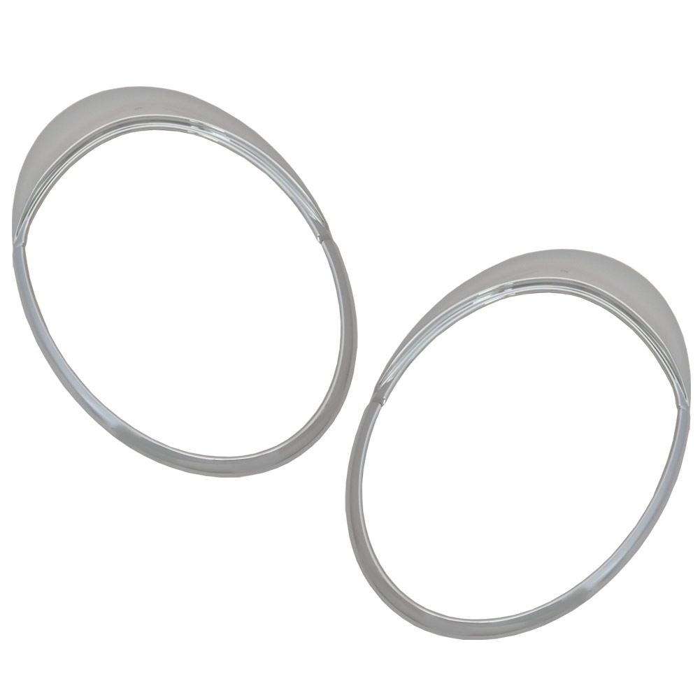 ri-vw022-01 ヘッドライト用 New Beetle ニュービートル(後期 2005-2010 H17-H22)VW フォルクスワーゲン トリム カバー(カスタム パーツ 車 メッキ ビートル