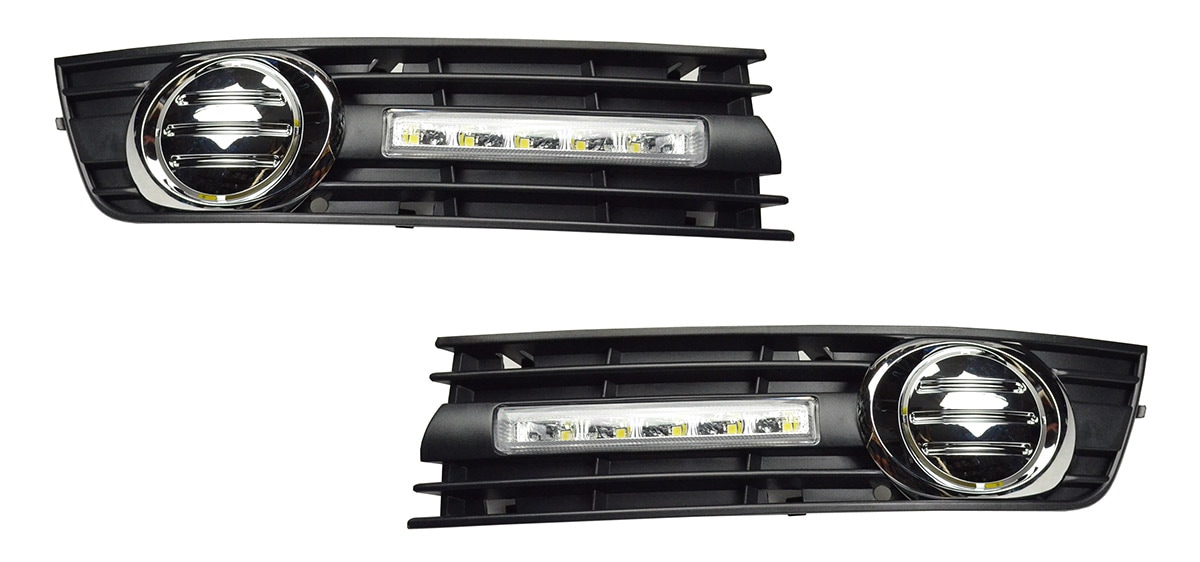 DL-AD001 LED DRL デイライト AUDI アウディー車種別設計 A4 B6(8E 8H:2001-2005) (カスタム パーツ 車 アウディ アクセサリー カスタムパーツ Audi ラ