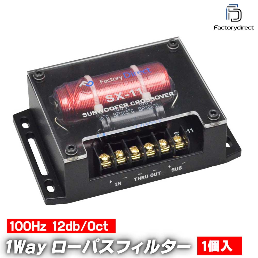 co-sx11 1WAYローパス 純正システム対応 1wayサブウーハー 12dB クロス