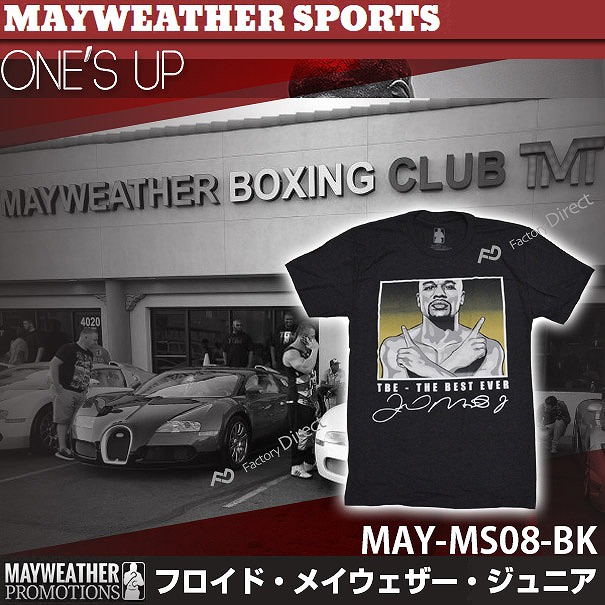 TMT ザ・マネーチーム フロイドメイウェザー Tシャツ Mサイズ ボクシング may-ms08-bk メイウェザーSports&Boxing ONE'S UP Tシャツ 黒