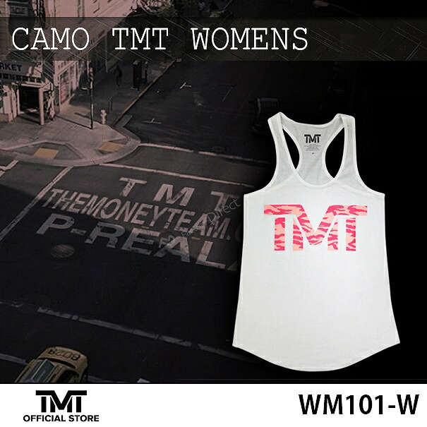 tmt-WM101-W ザ・マネーチーム タンクトップ TMT CAMO TMT