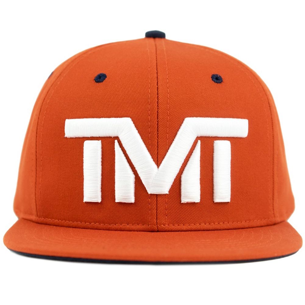 tmt-h93-3owv THE MONEY TEAM ザ・マネーチーム FIELD PASS MILE HIGH オレンジベース&白ロゴ&紺ブリム ( フロイド・メイウェザー TMT キャップ ボク