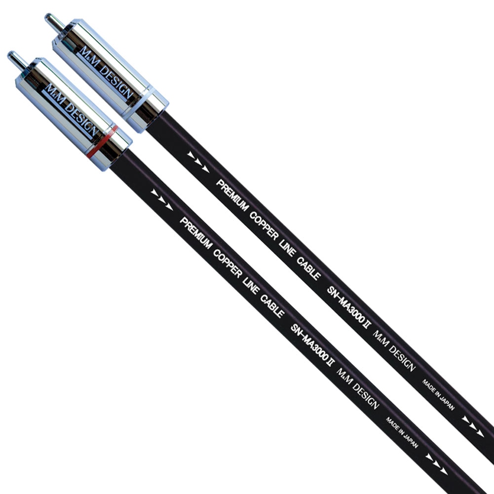 プラチナクリッパー付き M&M オーディオケーブル DESIGN