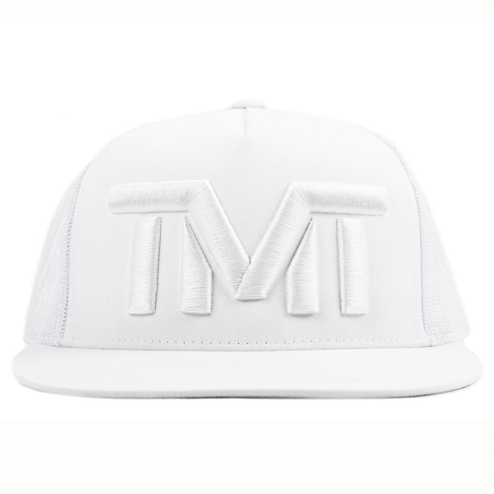 tmt-h97-2ww THE MONEY TEAM ザ・マネーチーム CHESS NOT CHECKERS 白ベース&白ロゴ メッシュ仕上げ(フロイド・メイウェザー TMT キャップ ボクシング 帽