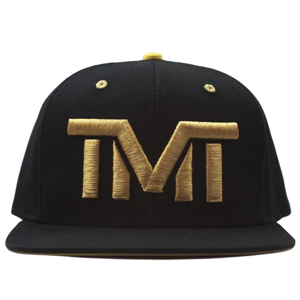 tmt-h93-3nol THE MONEY TEAM ザ・マネーチーム FIELD PASS NOLA 黒ベース&金ロゴ＆イエローブリム ( フロイド・メイウェザー TMT キャップ 帽子 メンズ 