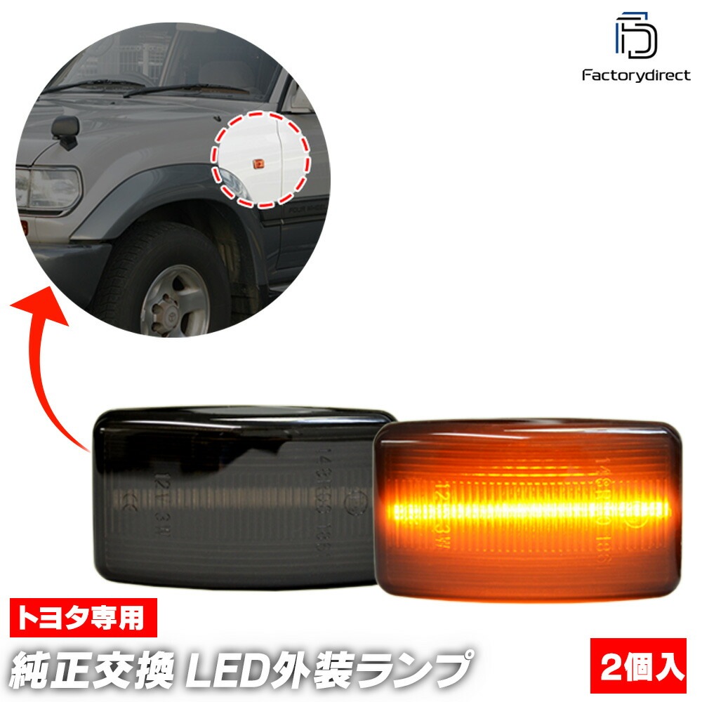 ll-to-smj-sm02 (ON-OFF点灯 スモークレンズ) LAND CRUISER ランドクルーザー (KZJ70系 H06.05-H08.04 1993.05-1996.04) TOYOT