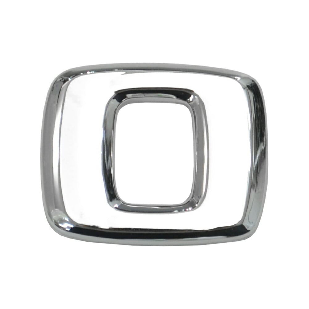  emb-bz28-0 (数字=0) アルファベット 3D クロームエンブレム ベンツ風フォント 両面テープ付 (カーアクセサリー カスタム パーツ 立体的 メッキパーツ ドレスアップ)|その他|■カ