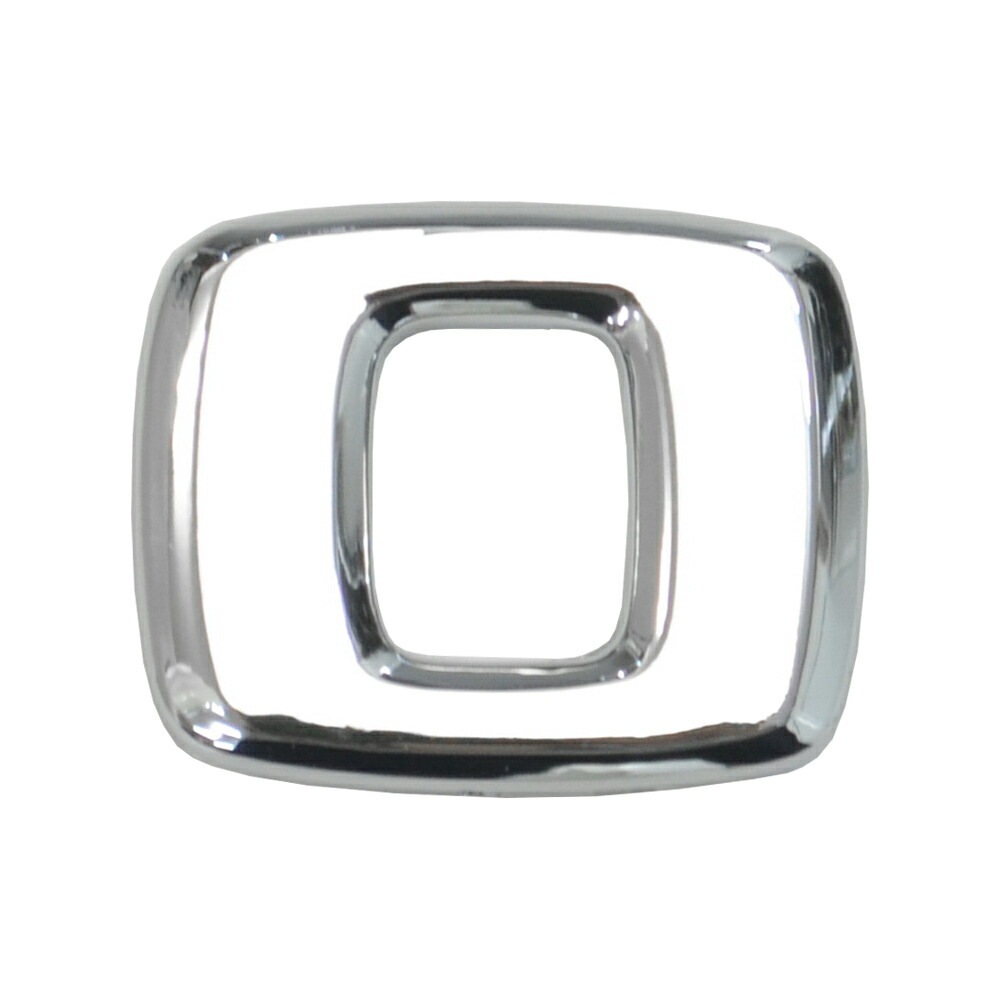  emb-bz28-o (英語=O) アルファベット 3D クロームエンブレム ベンツ風フォント 両面テープ付 (カーアクセサリー カスタム パーツ 立体的 メッキパーツ ドレスアップ)|その他|■カ