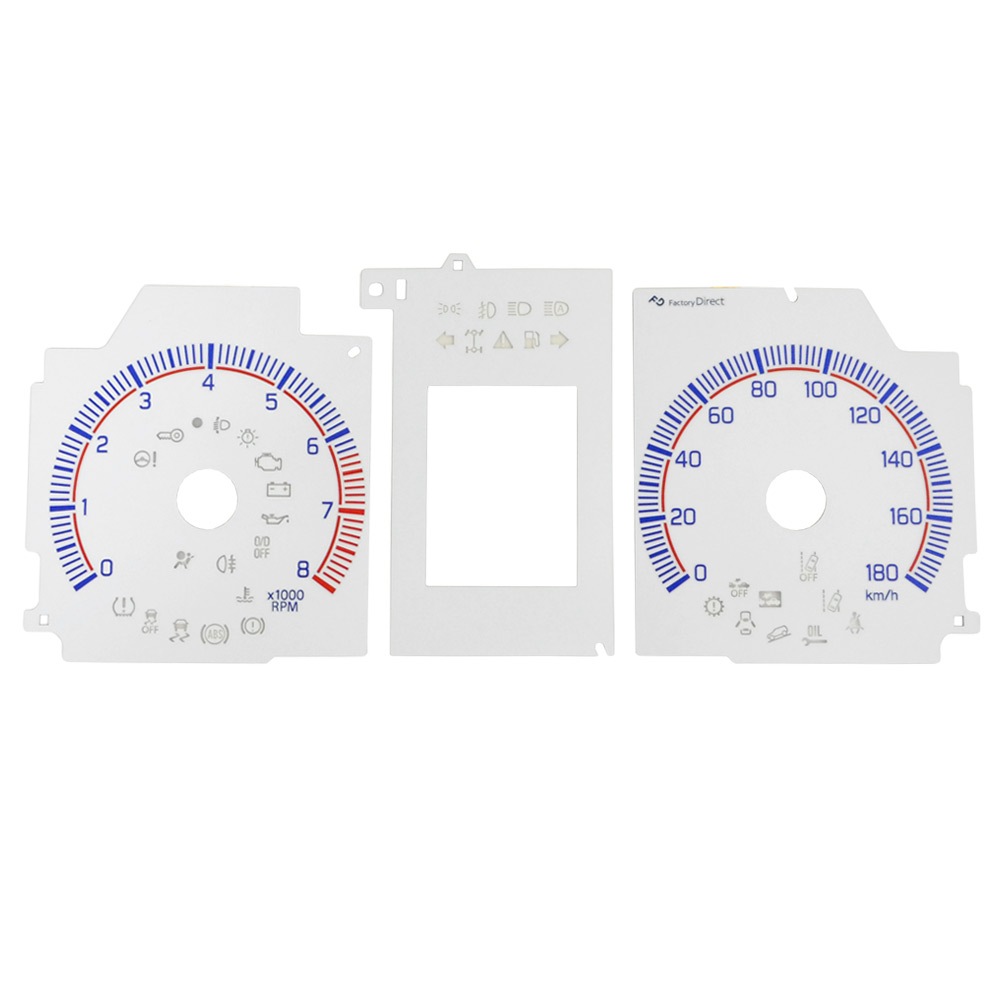 el-sz07wh ホワイトパネル Jimny Sierra ジムニー シエラ (JB74型 H30.07以降 2018.07以降) SUZUKI スズキ ELスピードメーターパネル レーシングダッシ