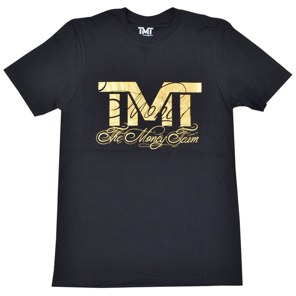 tmt-ms5005-2kg ザ・マネーチーム Tシャツ RINGSIDE GOLD 黒ベース×金